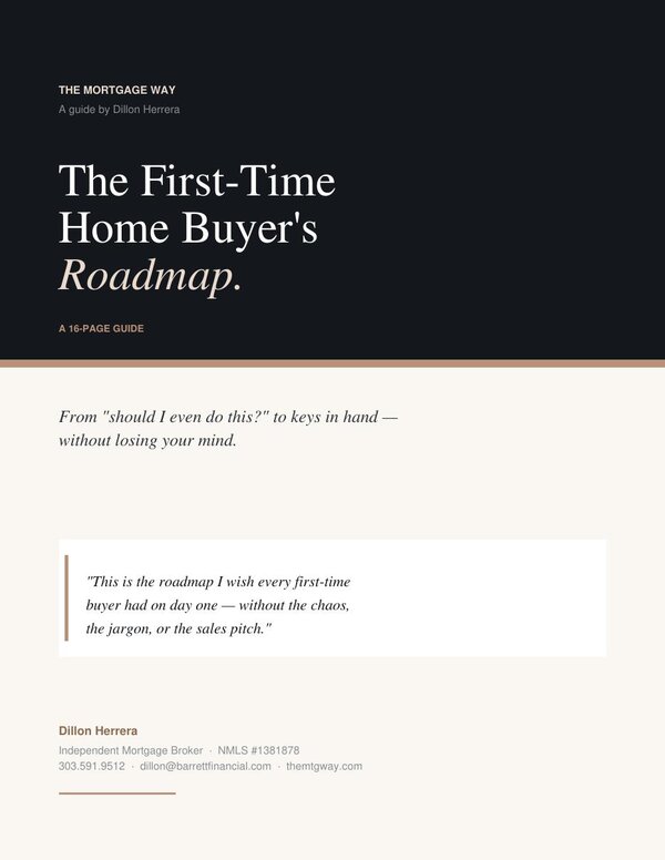 The First-Time Home Buyer's Roadmap PDF cover