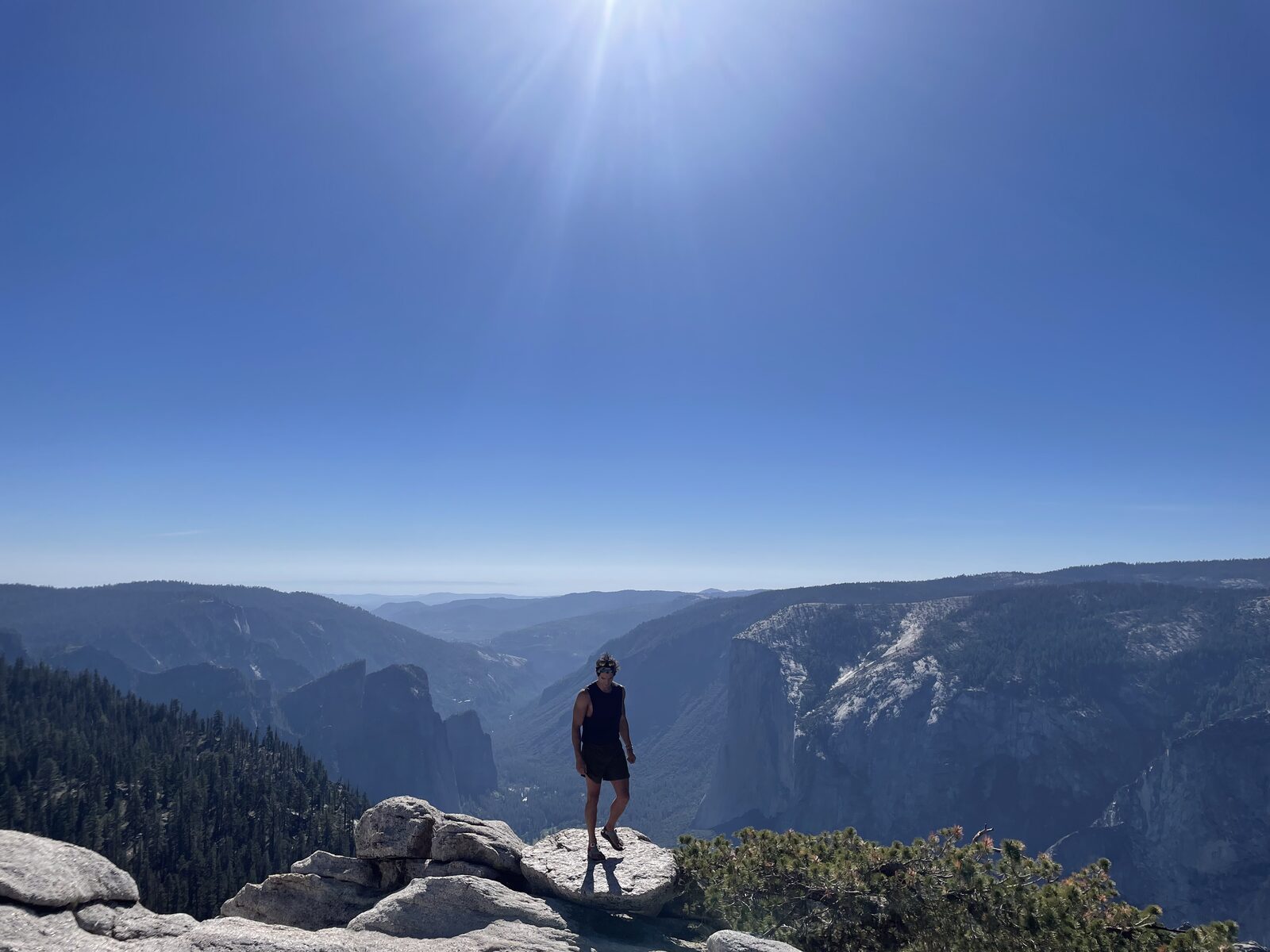 Dillon on a hike